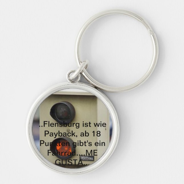 Porte-clés Blitzer, points à Flensburg, Temposünter (Devant)
