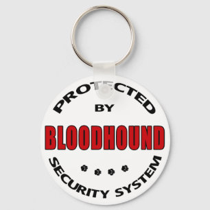 Porte-clés Bloodhound Dog Security