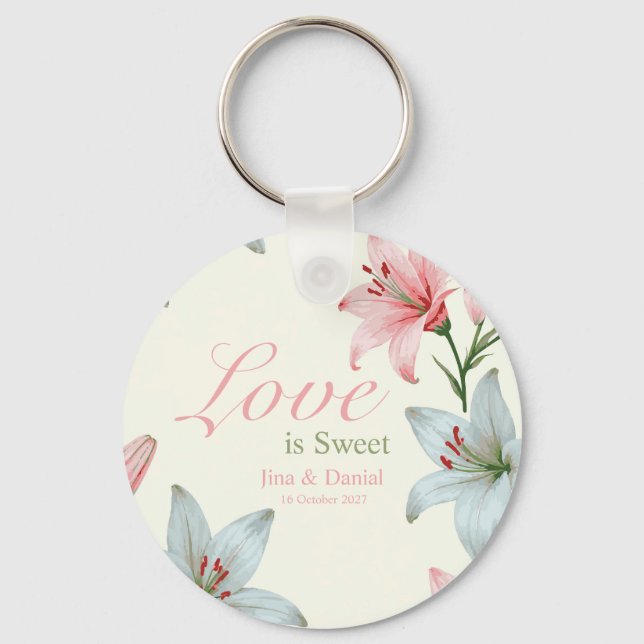 Porte-clés Bloom Azure (Recto)