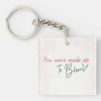 Porte-clés Bloom | Citation florale mini