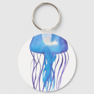Porte-clés Blue and Purple Jellyfish