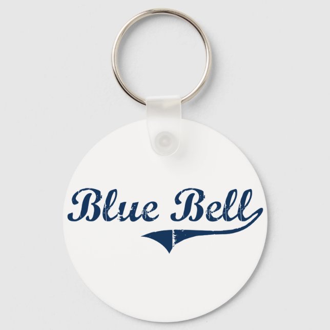 Porte-clés Blue Bell Pennsylvania Classic Design (Recto)