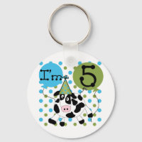 Blue Cow 5th Birthday Tshirts et cadeaux