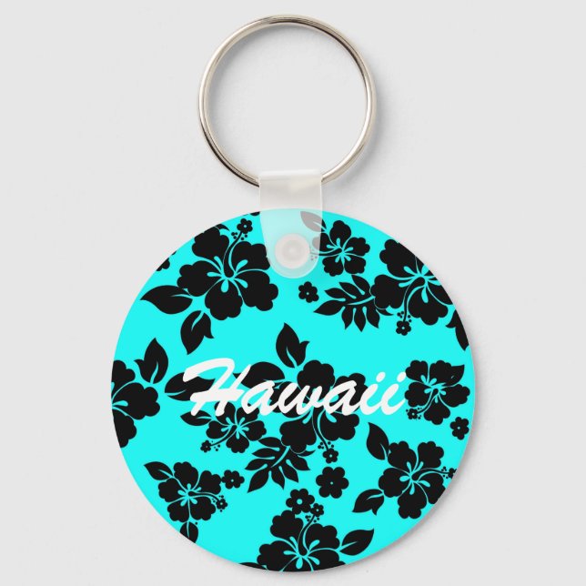 Porte-clés Blue Dark Hawaïen (Recto)