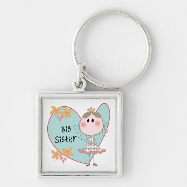 Porte-clés Blue Heart Princess Big Sister (Devant)