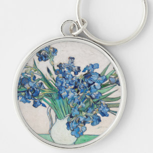 Porte-clés Blue Irises par Vincent Van Gogh Art