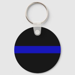 Porte-clés Blue Line mince