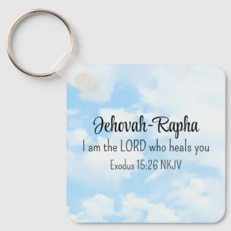 Porte-clés Blue Sky Photo I am the Lord Who Heals Bible Verse