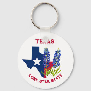 Porte-clés Bluebonnets Texas State Flowers Lupine Lone Star