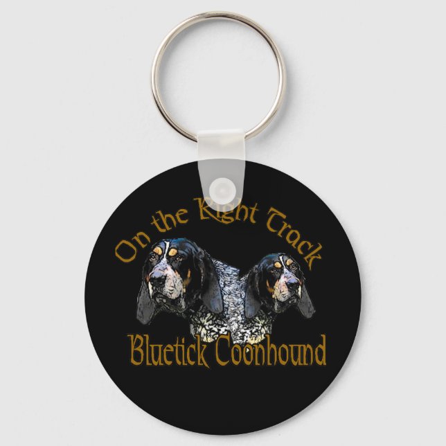 Porte-clés Bluetick Coonhound Dons (Recto)