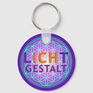 Porte-clés Blume Des Lebens Lichtgestalt, violet