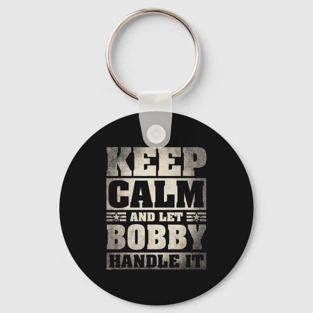 Porte-clés Bobby Name Shirt D Bobby First Name  (Recto)