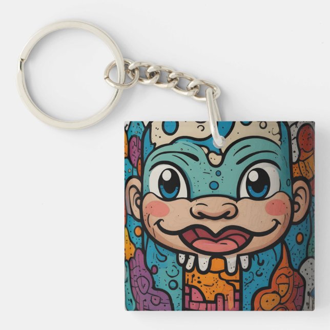 Porte-clés Bobo Joyful Radiance Art (Devant)
