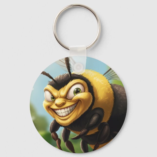 Porte-clés Bob's Bees Evil Smile Bee (Recto)