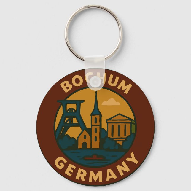 Porte-clés Bochum Germany City Art (Recto)