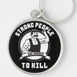 Porte-clés Bodybuilding - Les Personnes Fortes Sont Plus Diff