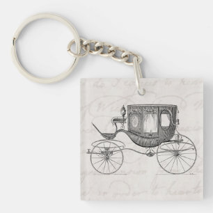 Porte-clés Boguet antique hippomobile de chariot vintage de