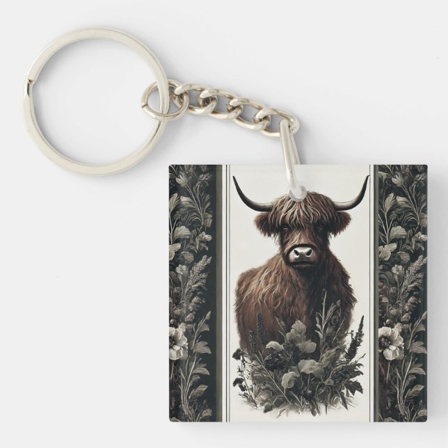 Porte-clés Boho Highland (Devant)