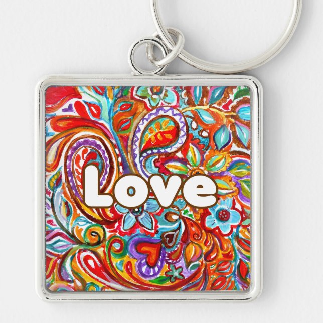 Porte-clés Boho Love (Devant)