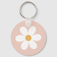 Boho rose marguerite rétro