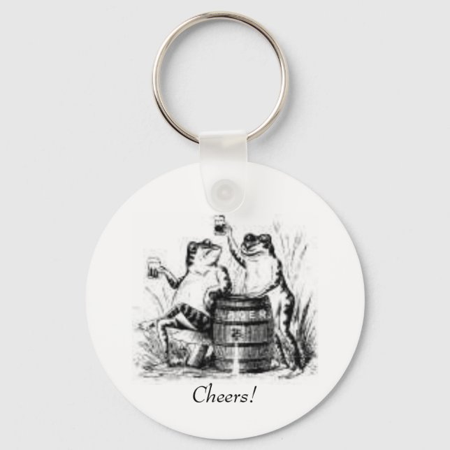 Porte-clés Boire Frogs-Cheers ! (Recto)