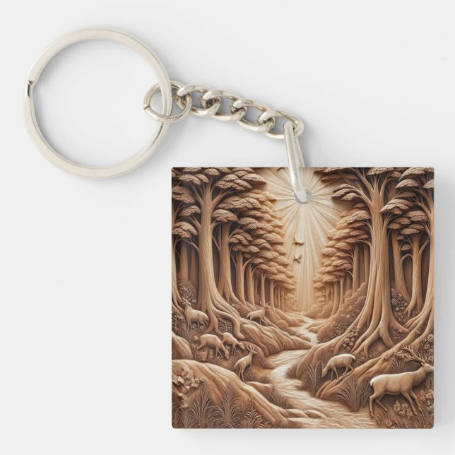 Porte-clés Bois (Devant)