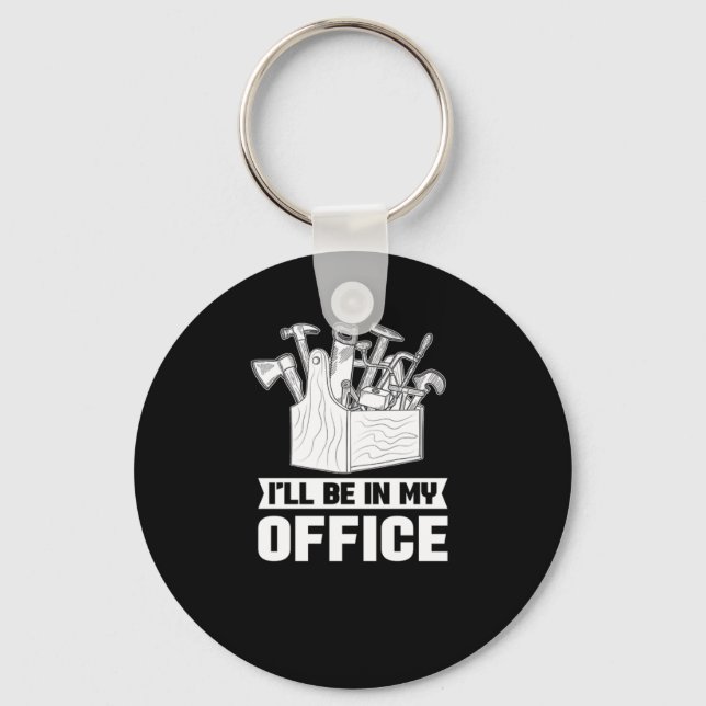 Porte-clés Bois de charpentier menuisier (Recto)