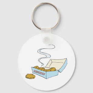 Porte-clés boîte de nuggets de poulet