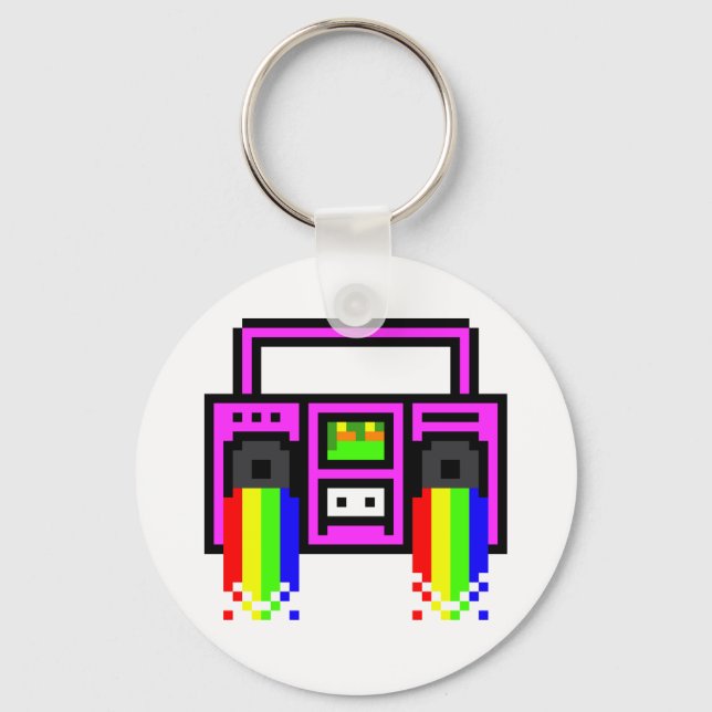 Porte-clés Boîtier à 8 bits (Recto)