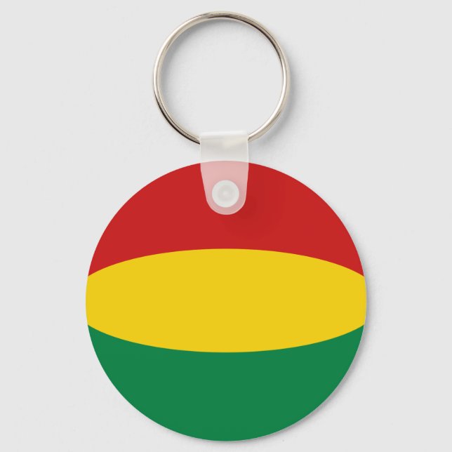 Porte-clés Bolivie Porte - clé du drapeau Fisheye (Recto)
