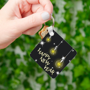 Porte-clés Bonne année Porte - clé d'ampoules phares