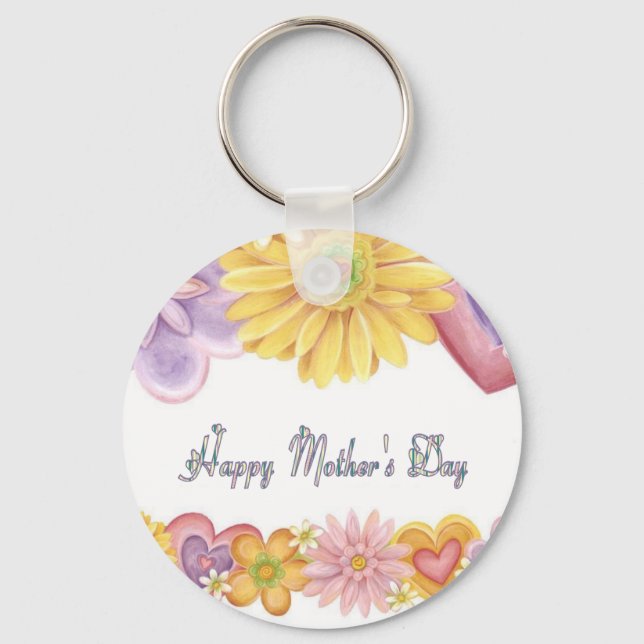 Porte-clés Bonne fête des mères (Recto)
