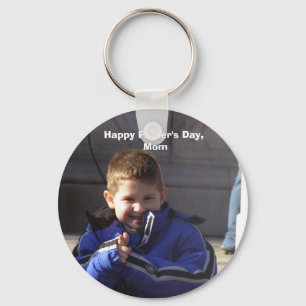 Porte-clés Bonne Fête des pères, Maman Porte - clé Rond
