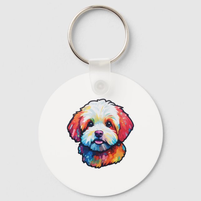 Porte-clés Bonne frise bichon (Recto)