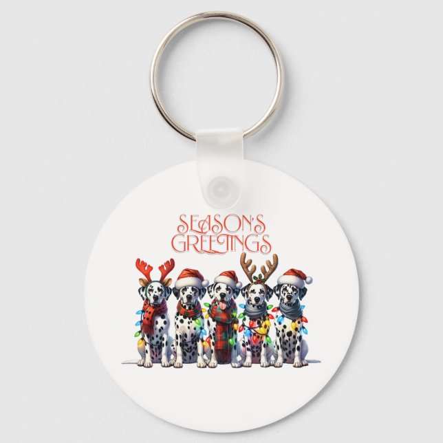 PORTE-CLÉS BONNES FÊTES (Recto)