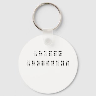 Porte-clés Bonnes fêtes dans le braille