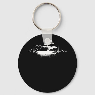 Porte-clés Bonsai Heartbeat pour Bonsai Lovers