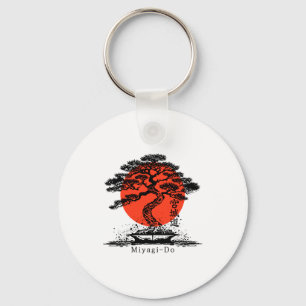 Porte-clés Bonsai Kanji japonais Miyagi Do T Shi personnalisé