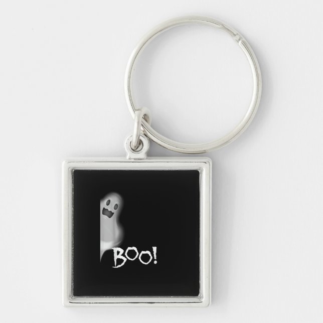 Porte-clés Boo ! Halloween effrayant cachant Funny Peekaboo (Devant)