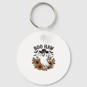 Porte-clés Boo Haw Cow-boy Fantôme Tournesols Chauves-souris
