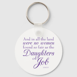 Porte-clés Book of Job Bible Verse