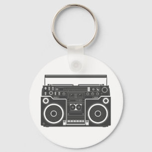 Porte-clés Boombox des années 80