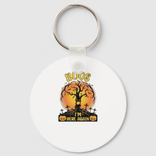 Porte-clés Boos Je suis ici encore Halloween Arbre effrayant