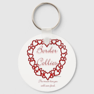 Porte-clés Bordure Collie Véritable Amour - Porte - clé