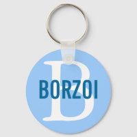 Borzoi Breed Monogramme Design