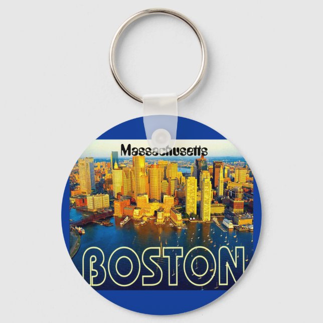 Porte-clés boston 2, Massachusetts (Recto)