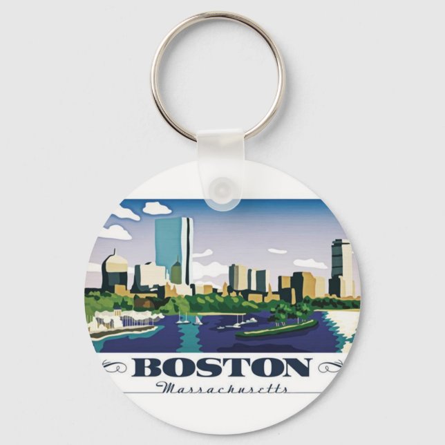 Porte-clés Boston, Massachusetts (Recto)