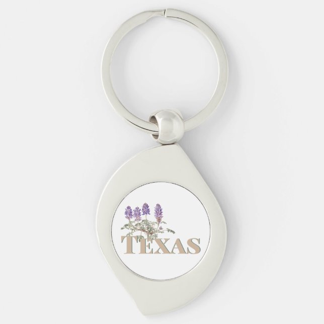 Porte-clés Botanique Texas Bluebonnet 2 (Devant)