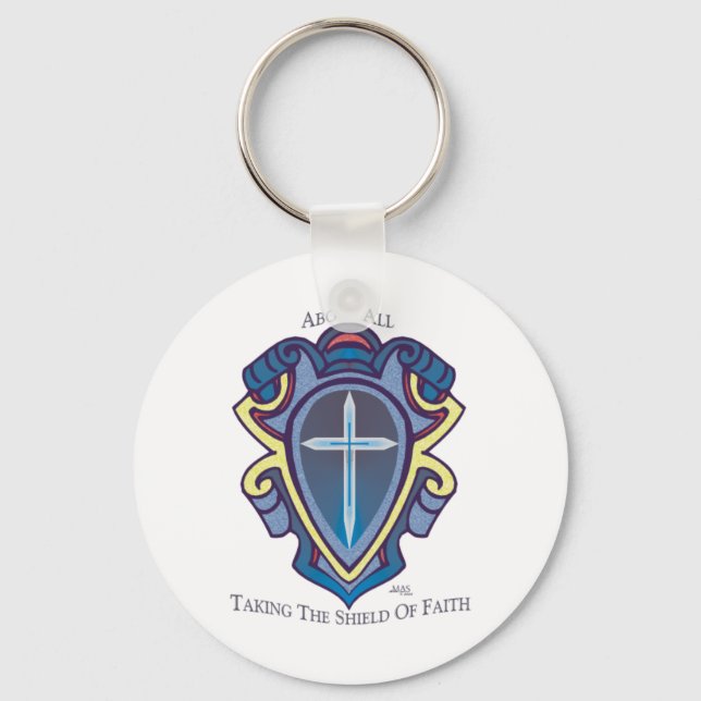 Porte-clés Bouclier de la foi Porte - clé (Recto)