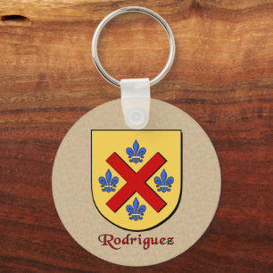 Porte-clés Bouclier historique de Rodriguez